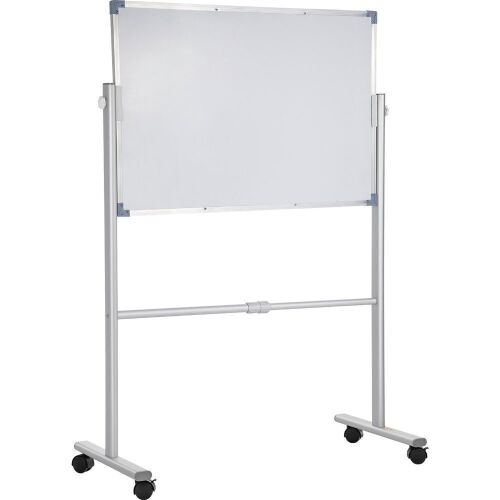 VEVOR 360 Degree Reversible Rolling Dry Erase Board, Height Adjustable with Aluminum Frame and Lockable Swivel Wheels, 36 x 24 Inch - Lot 616