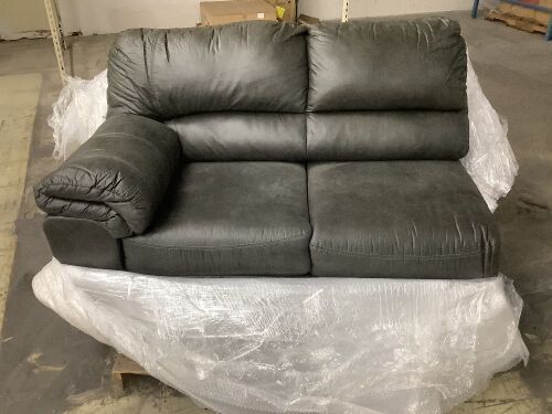 Left Arm Facing Loveseat Sectional Piece  - Lot 617
