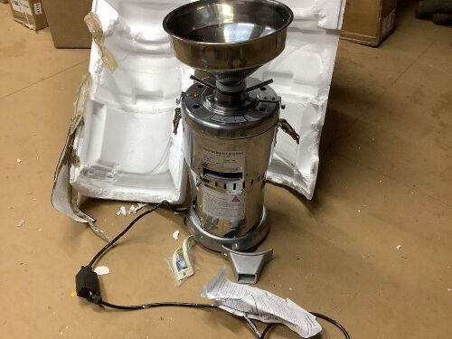 VEVOR Commercial Peanut Sesame Grinding Machine, 15000g/h, 110V - On/Off Switch Needs Re-wired  - Lot 196