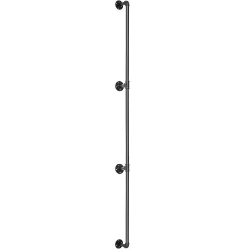 VEVOR 11FT Carbon Steel Pipe Handrail, 440LBS Load Capacity  - Lot 743
