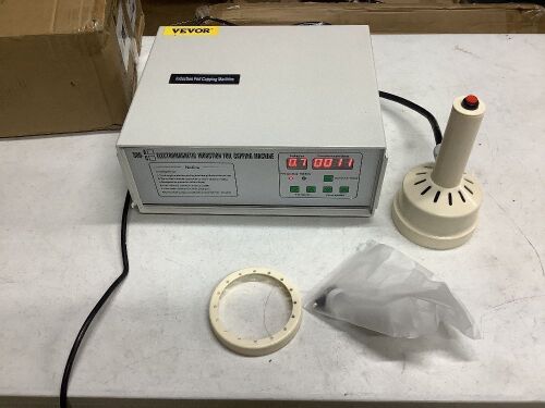 VEVOR 20 mm-100 mm Digital Control Portable Induction Cap Sealing Machine for Non-Metallic Bottles - Lot 711