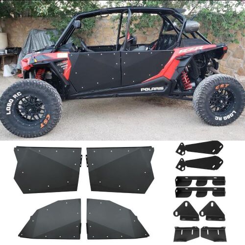 UTV Aluminum 4 Seat Full Doors for 14-21 Polaris RZR XP4 1000 Turbo S  - Lot 91