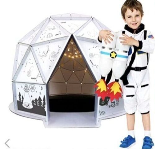 Lot of (3) Craft Cardboard Kids Dome Kit  - Lot 731