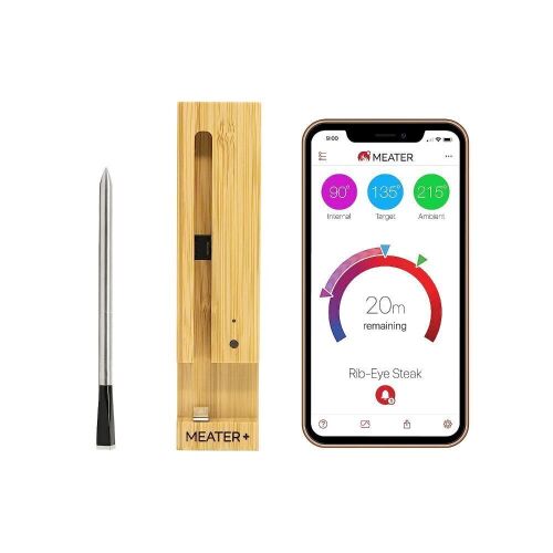 MEATER Plus Wireless Smart Meat Thermometer 165ft Bluetooth Wireless Range  - Lot 719