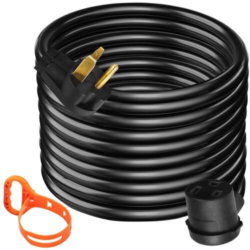 VEVOR Welder Extension Cord 40Amp 50ft 250V, NEMA 6-50 Plug 8 Gauge 3 Prong for MIG,Lincoln,Plasma,Miller,TIG - Lot 449