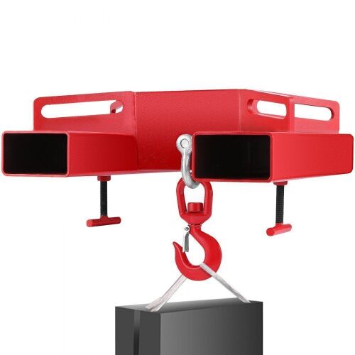 VEVOR 6600lbs Capacity Forklift Lifting Hoist with Swivel Hook and Two Large T-Screws - Lot 410