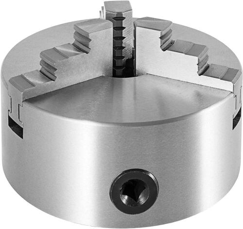 3 Jaw 8'' K11-200 Lathe Chuck Self Centering Reversible Hardened Steel 200mm - Lot 469