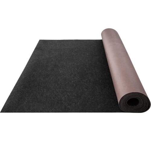 VEVOR 6 ft x 13.1 ft Waterproof Black Indoor Outdoor Carpet with Marine Backing  - Lot 521