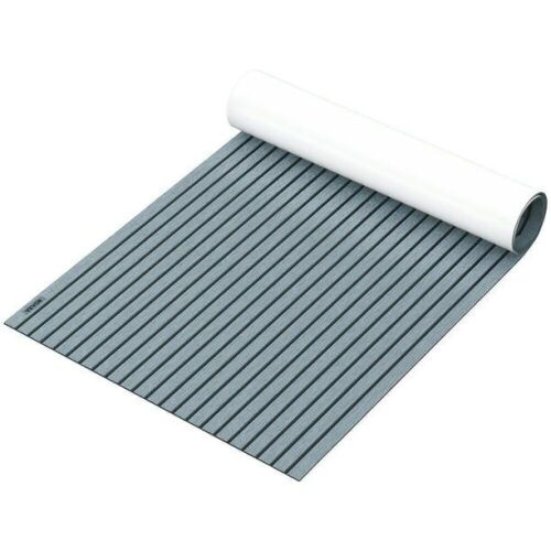 EVA Foam Faux Teak Boat Decking Sheet Thick Non-Skid Self-Adhesive for Marine Yacht RV - Lot 368