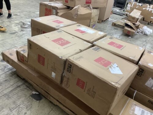 Lot of (6) Cantilever Patio Umbrellas & (6) Bases - Uninspected  - Lot 114
