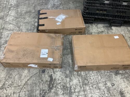 Lot of (3) Pneumatic Height Adjustable Mobile Laptop Desks, Uninspected  - Lot 475