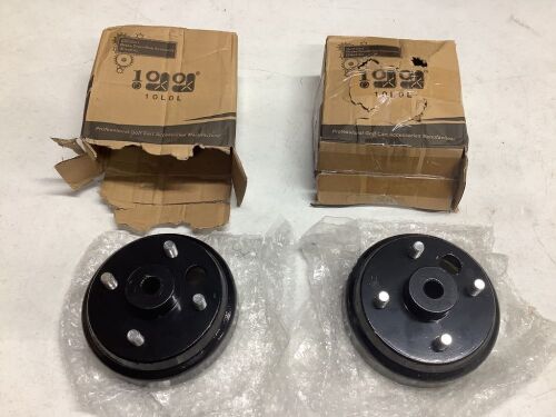 Lot of (2) EZGO Golf Cart Brake Drum Hub Assembly 82-Up 2 Cycle 82-93  - Lot 485