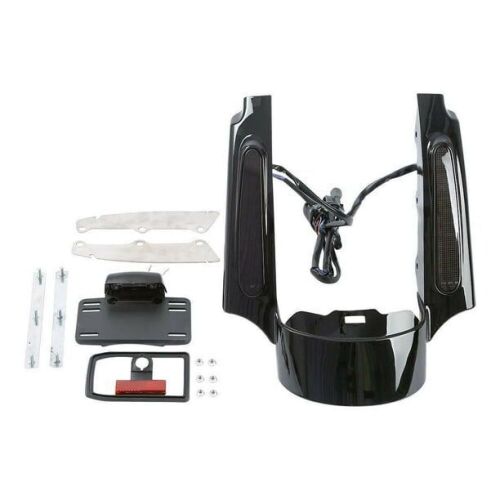 Rear Fender Fascia w/ Red Light Fit For Harley Touring Road Glide 2009-13 - Lot 183