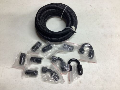 20' Braided Fuel Line w/ Fittings  - Lot 682
