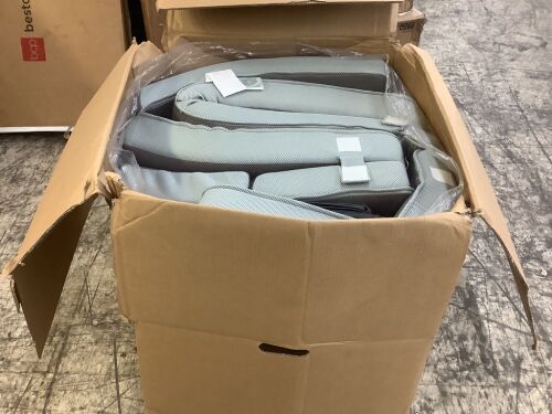 Lot of (2) Queen Folding Portable Mattress Topper w/ Plush Foam - 4in  - Lot 554