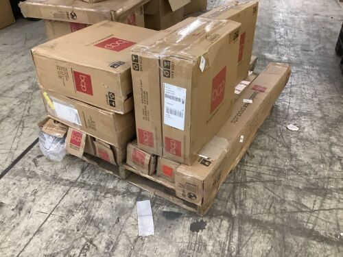 Lot of (6) Patio Umbrellas & (6) Bases - Uninspected - Lot 423