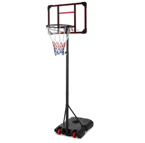 Kids Height-Adjustable Basketball Hoop, Portable Backboard System w/ Wheels  - Lot 287
