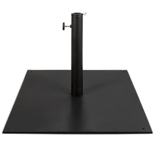 Steel Umbrella Base, Patio Stand w/ Tightening Knob & Anchor Holes - 38.5lb  - Lot 240