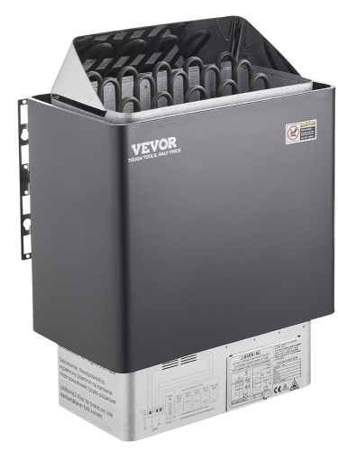 VEVOR 9KW Dry Steam Bath Sauna Heater Stove 220V-240V with External Controller for Max 459 Cubic Feet - Lot 260