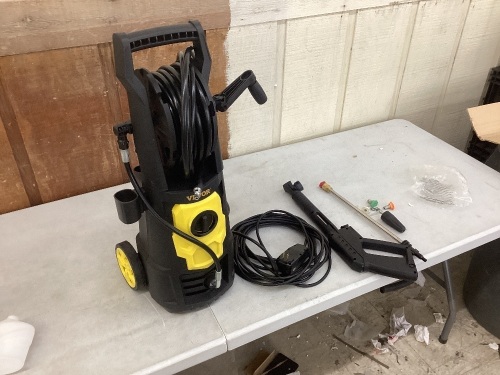 VEVOR Electric Pressure Washer w/ 30 ft Hose & Reel, 2000 PSI, Max 1.65 GPM, 5 Quick Connect Nozzles - Lot 39