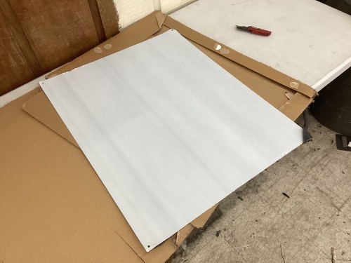 24" x 30" Stainless Steel Backsplash - Corners Damaged  - Lot 331