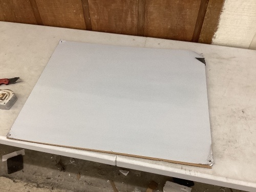 24" x 30" Stainless Steel Backsplash - Corners Damaged  - Lot 341