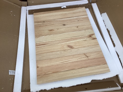 Pine Wood Stove Top Cover - Missing Handles & Hardware  - Lot 407