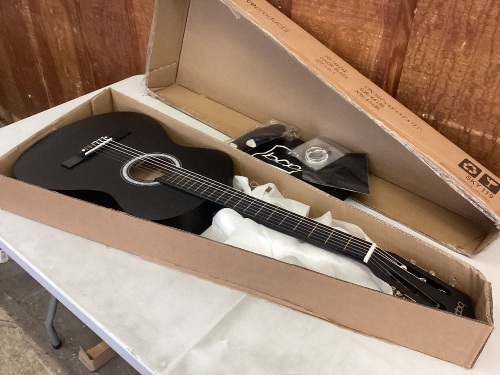 Beginner Acoustic Guitar Set 38in - Missing Some Accessories  - Lot 125