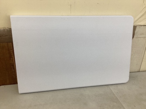 8ft Portable Folding Plastic Dining Table w/ Handle, Lock - Small Blemish at Fold - Lot 195