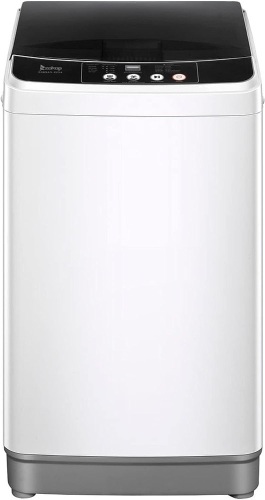 ZOKOP portable fully automatic washing machine, XQB45-ZK4 10Lbs washing machine, 110V single barrel, plastic dark gray, fully automatic drum, water-saving... - Lot 378