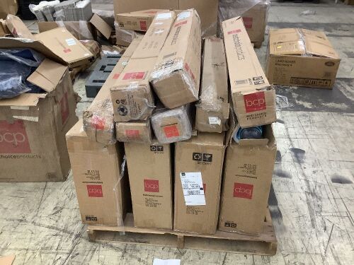 Lot of (8) Patio Umbrellas & (8) Stands - Uninspected - Lot 183