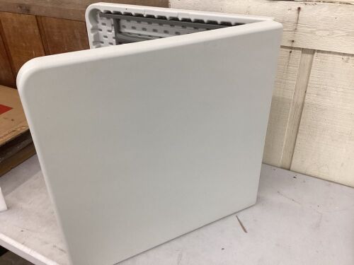 4ft Portable Folding Plastic Dining Table w/ Handle, Lock  - Lot 242