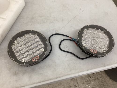 9" LED Headlights, Set of 2  - Lot 134