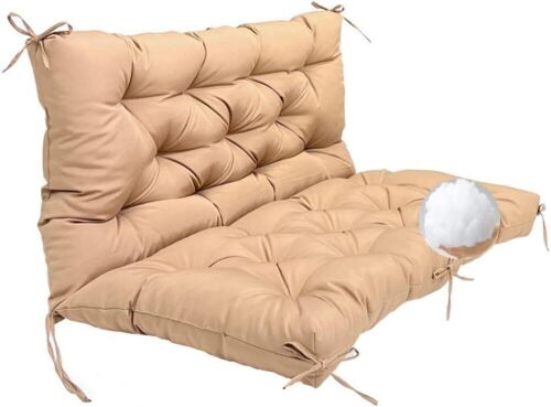 LFNOONE 60" x 40" Bench Swing Cushion Replacement Seat Pad 2-3 Seater  - Lot 448