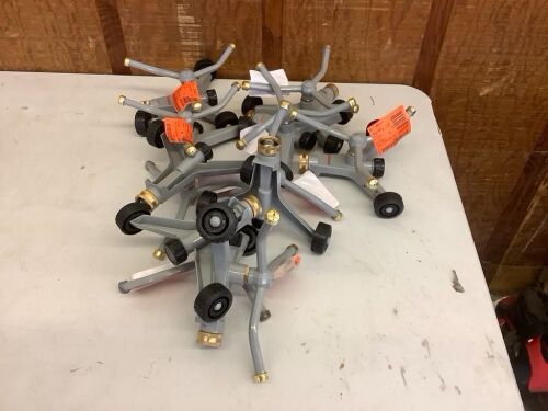 Lot of Gilmour 3 Arm Whirling Sprinklers  - Lot 555
