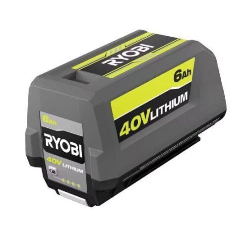 RYOBI 40-Volt 6.0 Ah High Capacity Lithium-Ion Battery - Lot 536