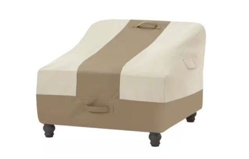 Hampton Bay Outdoor Patio Deep Seating Lounge Chair Cover, 2 Pack  - Lot 213