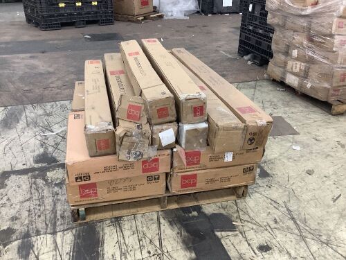 Lot of (8) Patio Umbrellas & (8) Bases - Uninspected  - Lot 566