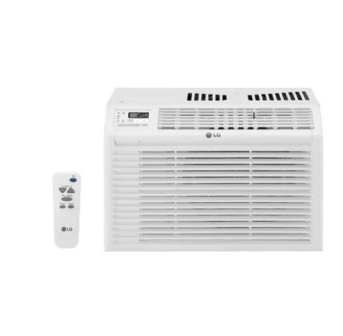 LG 6,000 BTU 115-Volt Window Air Conditioner LW6017R Cools 250 Sq. Ft. with Remote - Lot 79