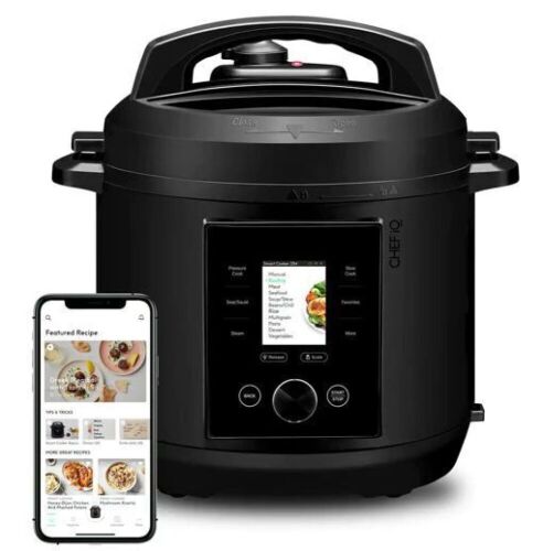 CHEF IQ 6 Qt Electric Smart Pressure Cooker Wifi Enabled - Lot 62