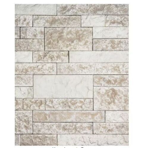 AIRSTONE Birch Bluff White Cement Standard Primary Wall Tiles Covers 8 sq ft - Lot 205J