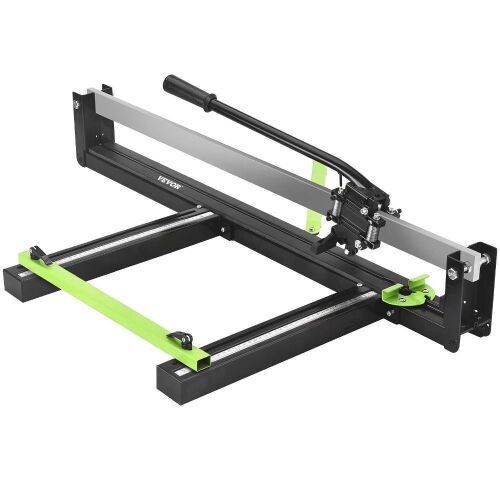 VEVOR 31 Inch Manual Tile Cutter w/Precise Laser Positioning & Anti-Sliding Rubber Surface Single Rail & Bracket - Lot 502