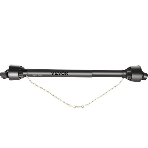 VEVOR 1-3/8" PTO Drive Shaft, 6 Spline Tractor, Round Implement Ends, 43"-61" Brush Hog PTO Shaft  - Lot 450