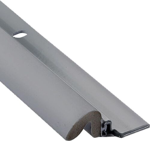 Simply Conserve Premium Screw-On Set Door Weatherstripping with Aluminum Carrier and Foam Gasket in Gray  - Lot 730