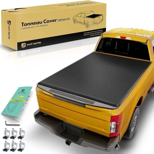YHTAUTO Soft Roll-Up Tonneau Cover for 6'9" Bed  - Lot 705