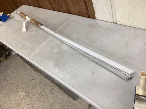 Track & Cap for Strip LED Lights 6', 10 pcs  - Lot 611