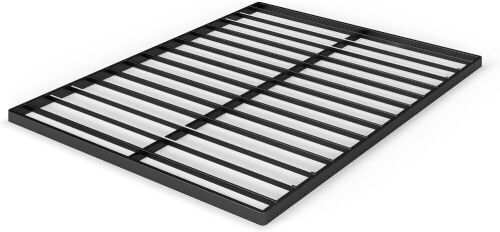 ZINUS Quick Lock Bunkie Board, Box Spring & Bed Slat Replacement, Metal Frame with Steel Slats, Queen  - Lot 619