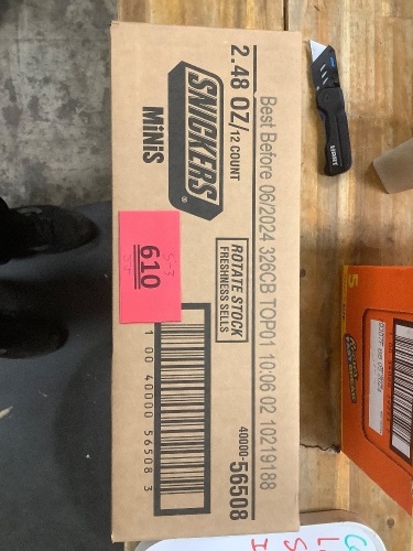 Box Of Snickers Minis - Lot 610