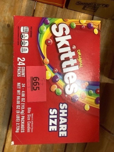 Box Of Skittles (36Count) - Lot 665