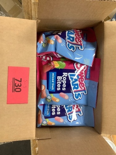 Box Of Sweet Tarts Ropes Bites (12Count)h - Lot 730